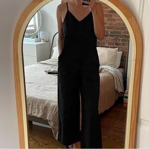 H&M Black Sleeveless Jumpsuit